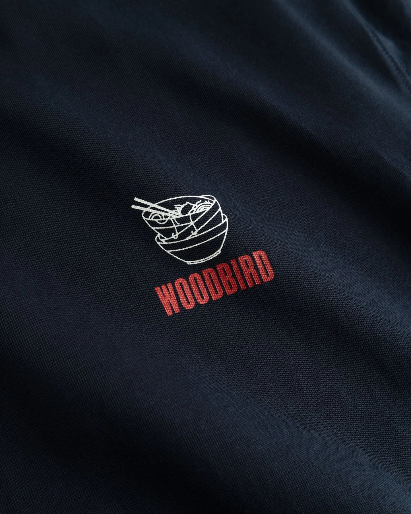 Woodbird Baine Noodle Tee Navy