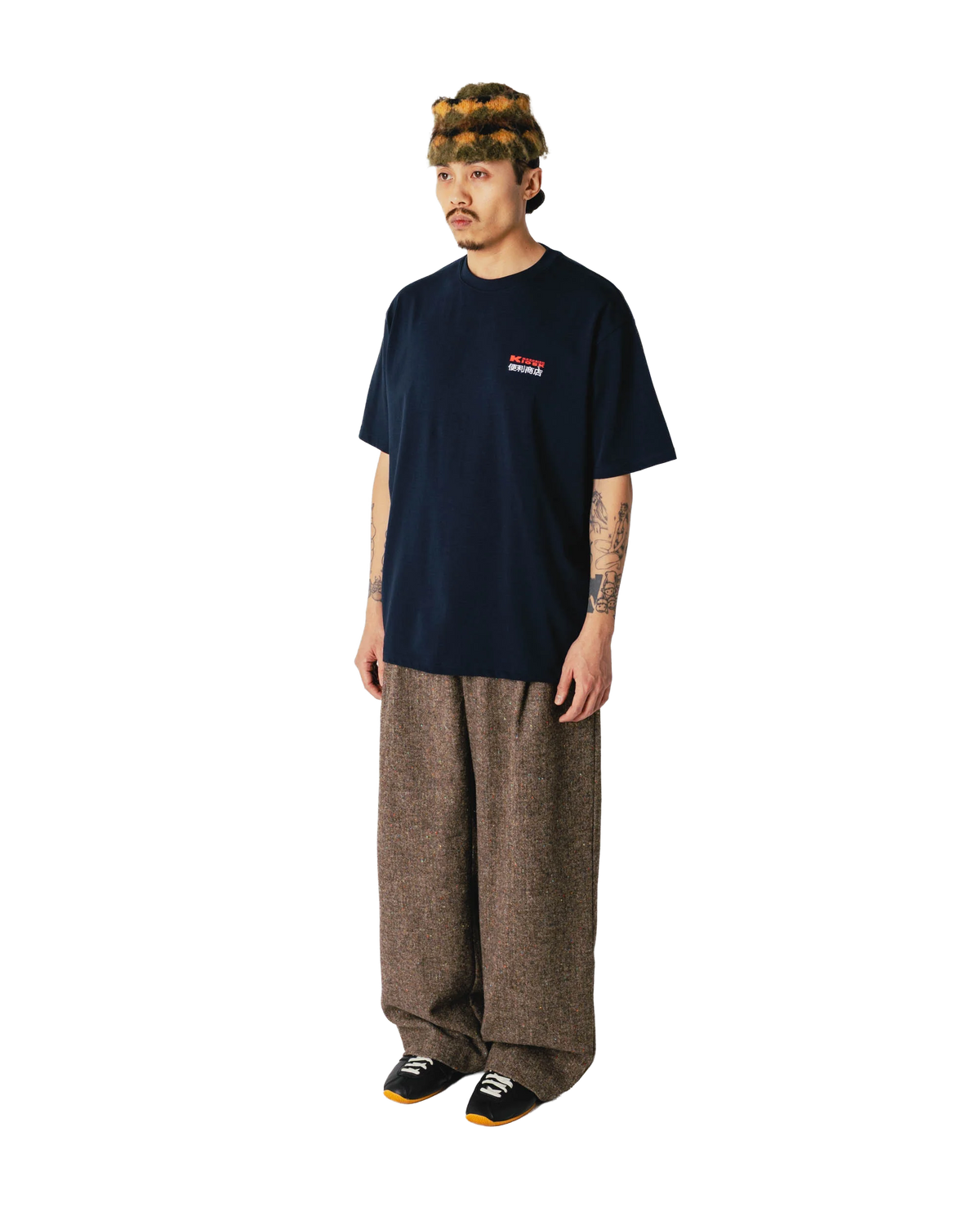 Woodbird Baine Pack Tee Dark Navy - Mojo Independent Store