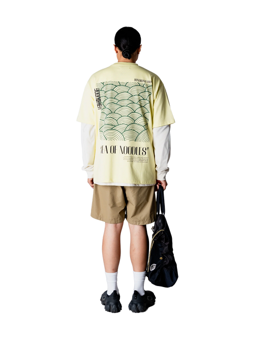 Woodbird Baine Sea Tee Wax Yellow