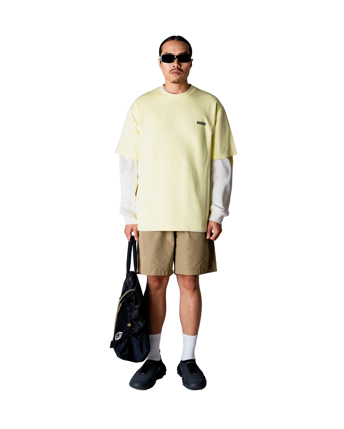 Woodbird Baine Sea Tee Wax Yellow