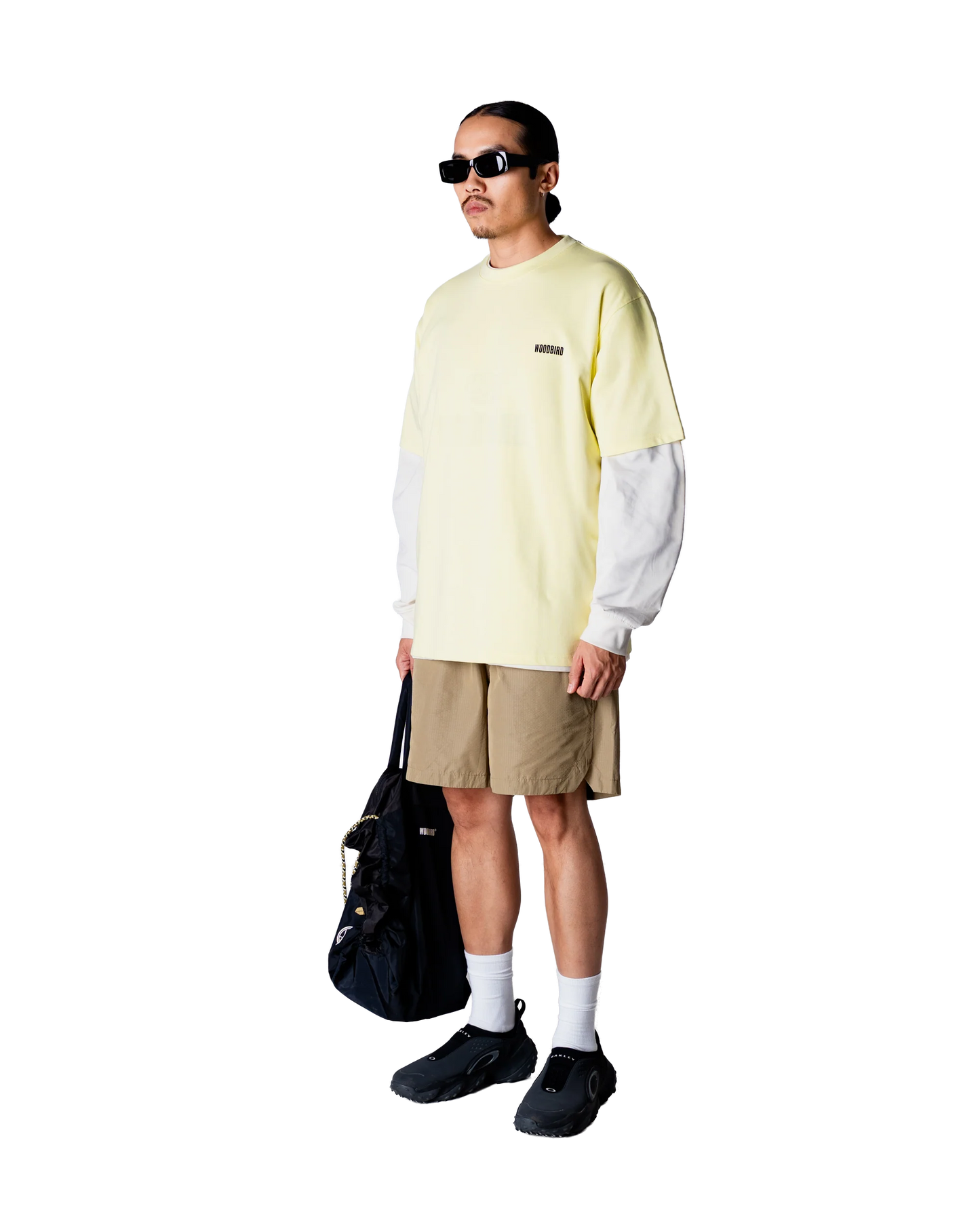 Woodbird Baine Sea Tee Wax Yellow