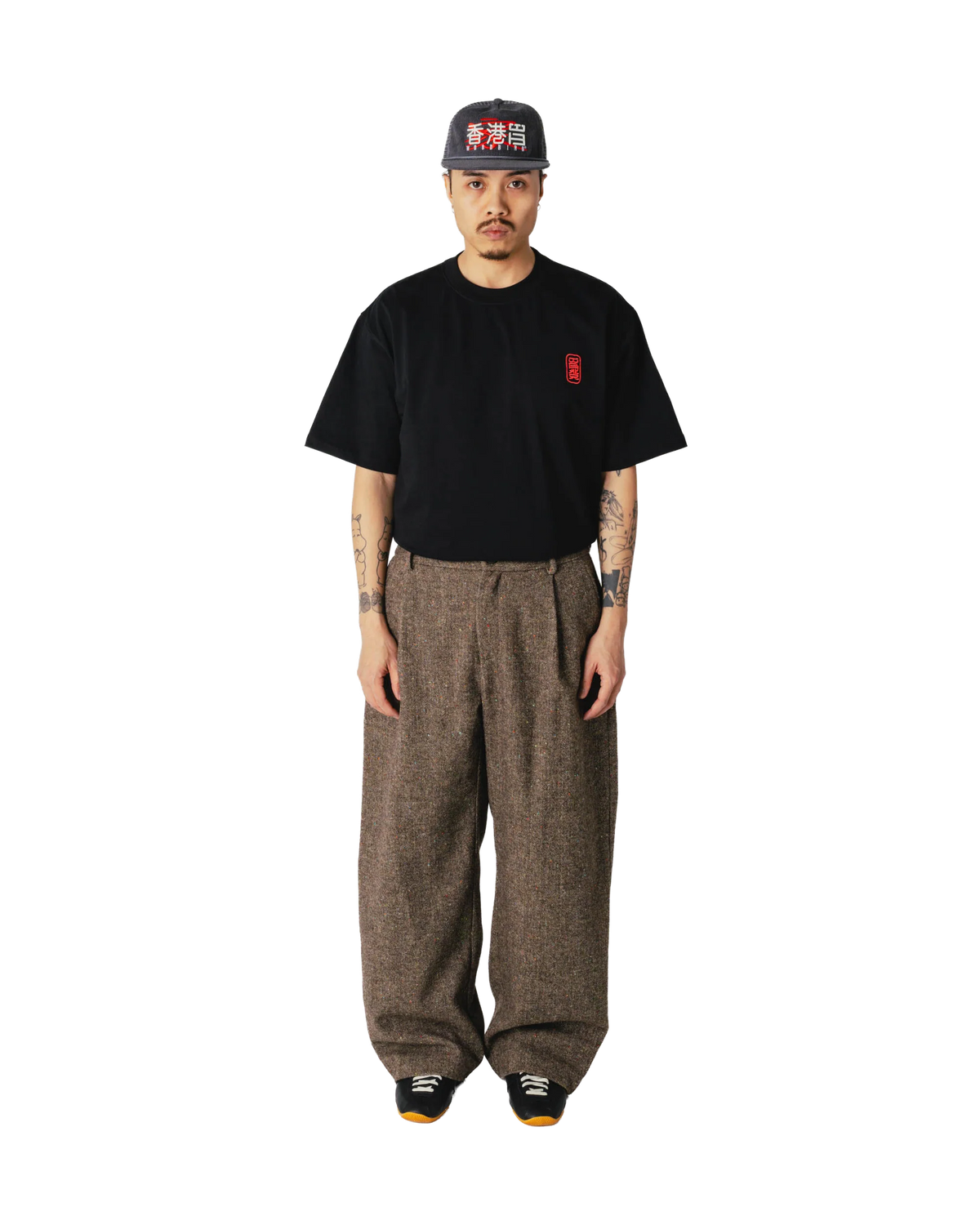 Woodbird Baine Support Tee Black