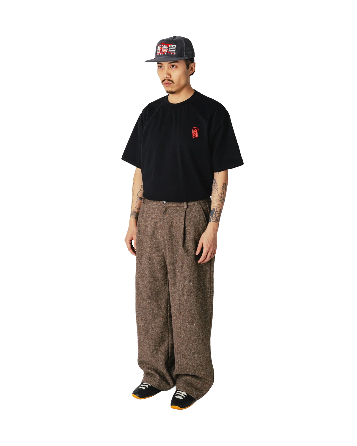 Woodbird Baine Support Tee Black