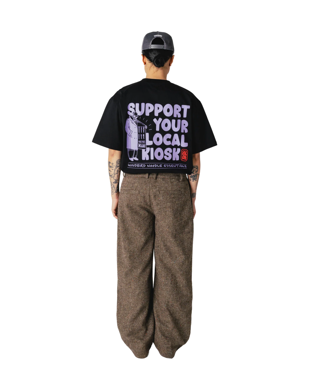 Woodbird Baine Support Tee Black