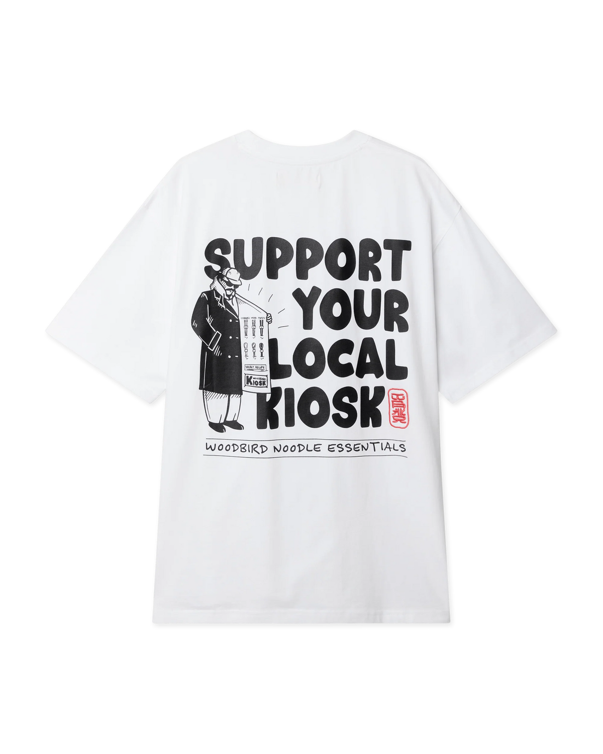 Woodbird Baine Support Tee White