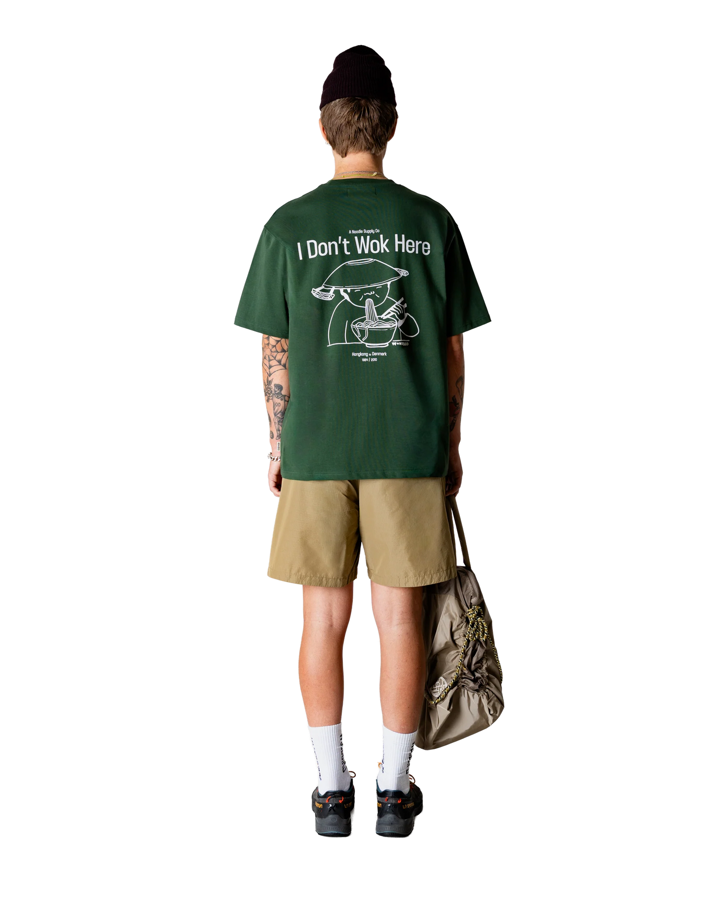 Woodbird Baine Wok Tee Pine Green - Mojo Independent Store
