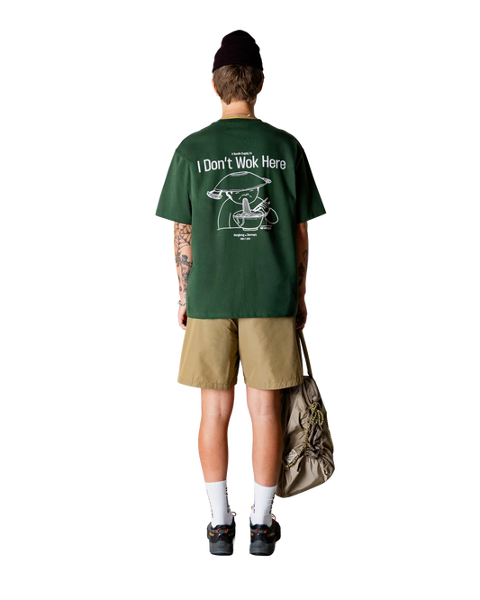 Woodbird Baine Wok Tee Pine Green