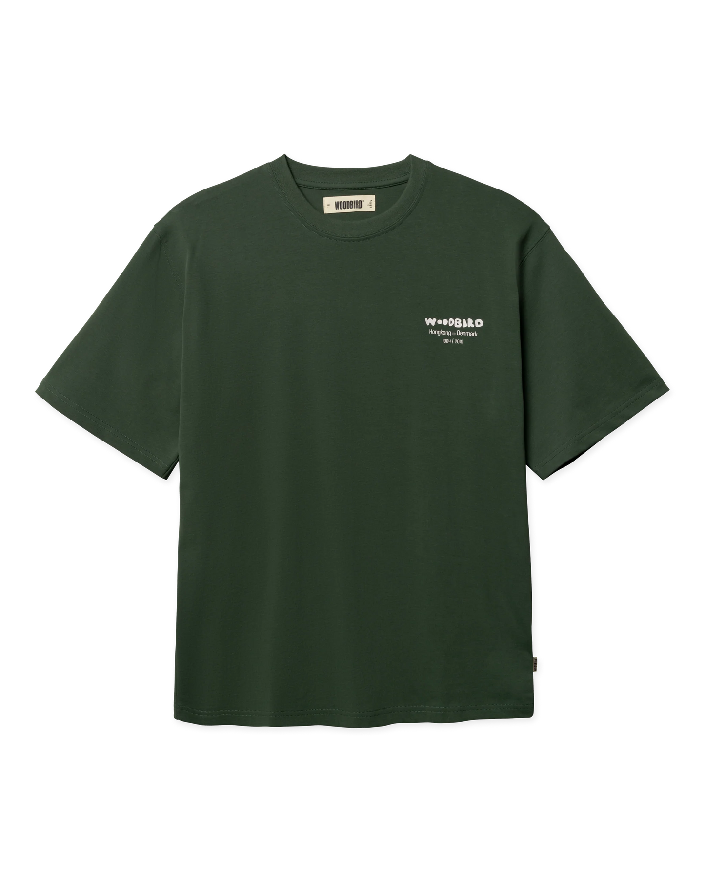 Woodbird Baine Wok Tee Pine Green - Mojo Independent Store