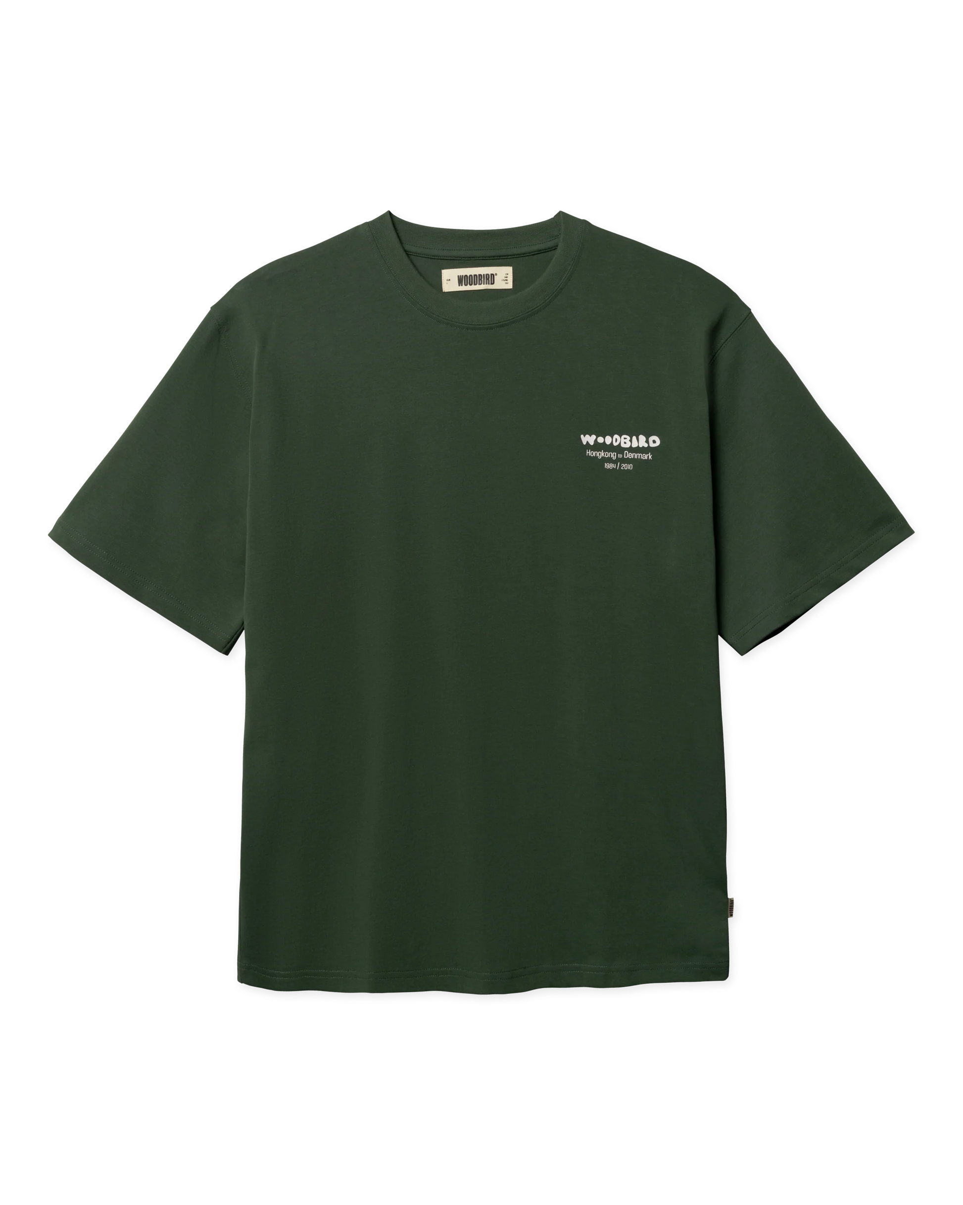 Woodbird Baine Wok Tee Pine Green - Mojo Independent Store