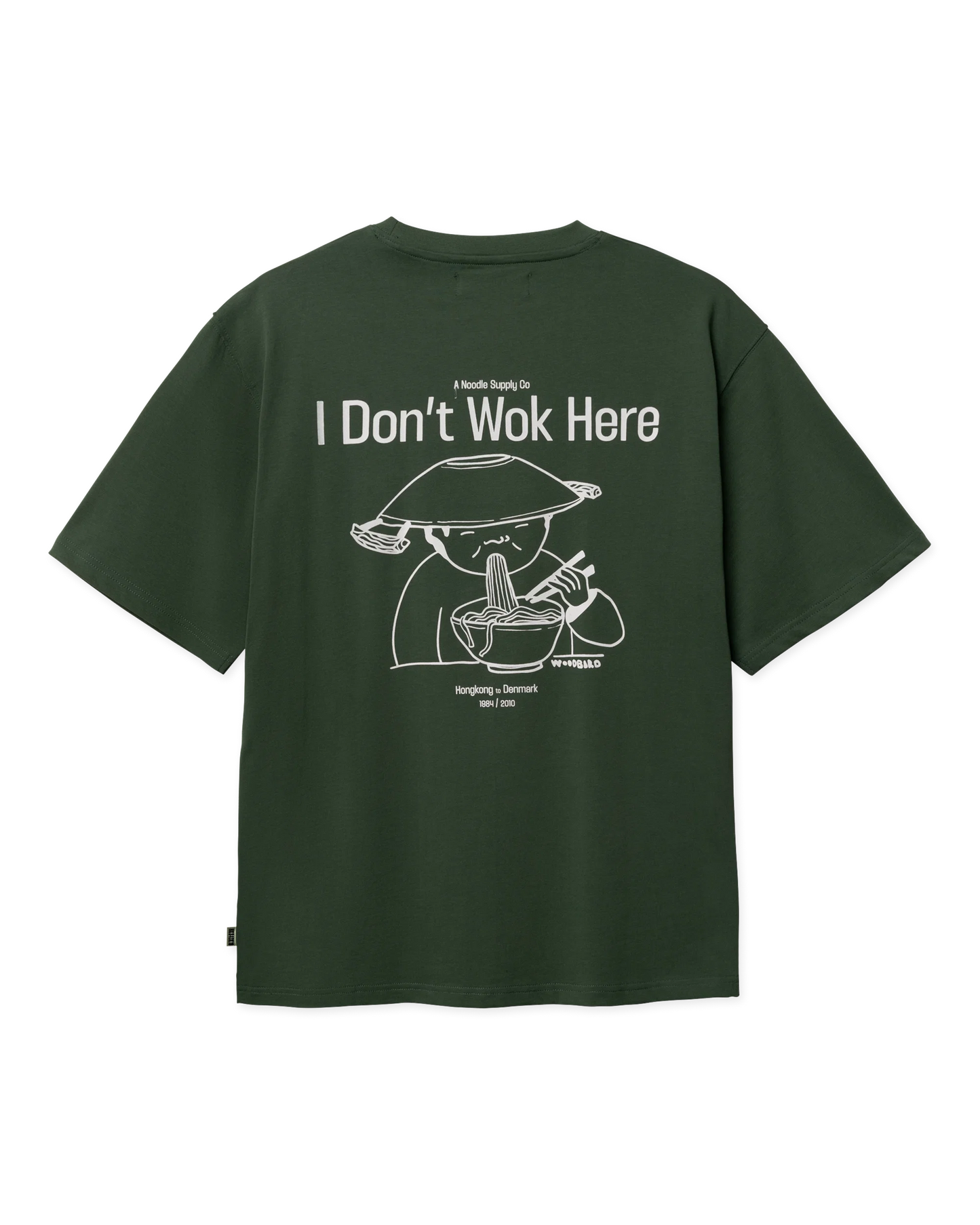 Woodbird Baine Wok Tee Pine Green - Mojo Independent Store