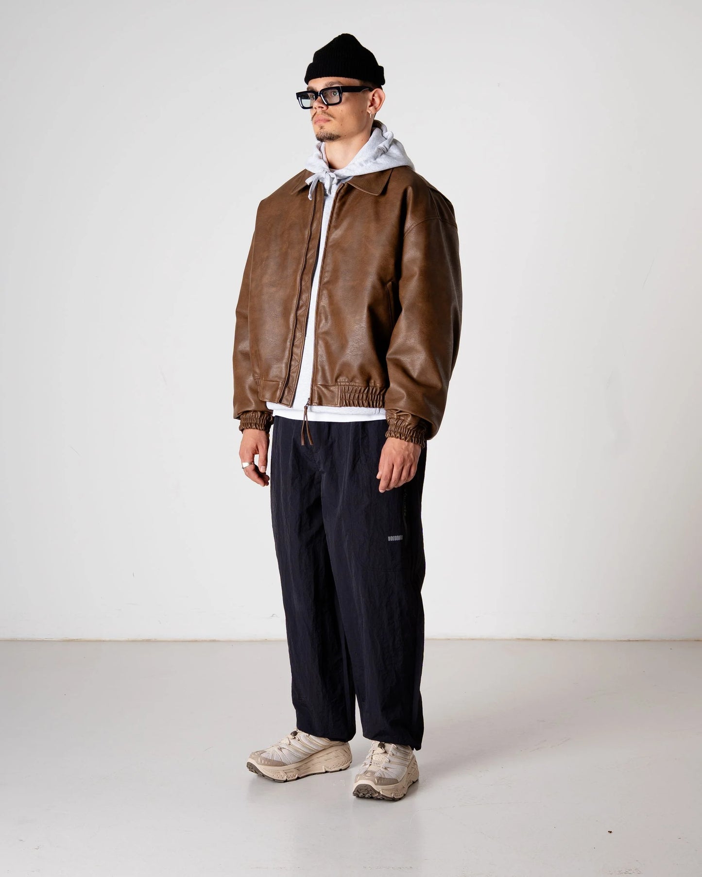 Woodbird Bao Biker Jacket Dark Brown