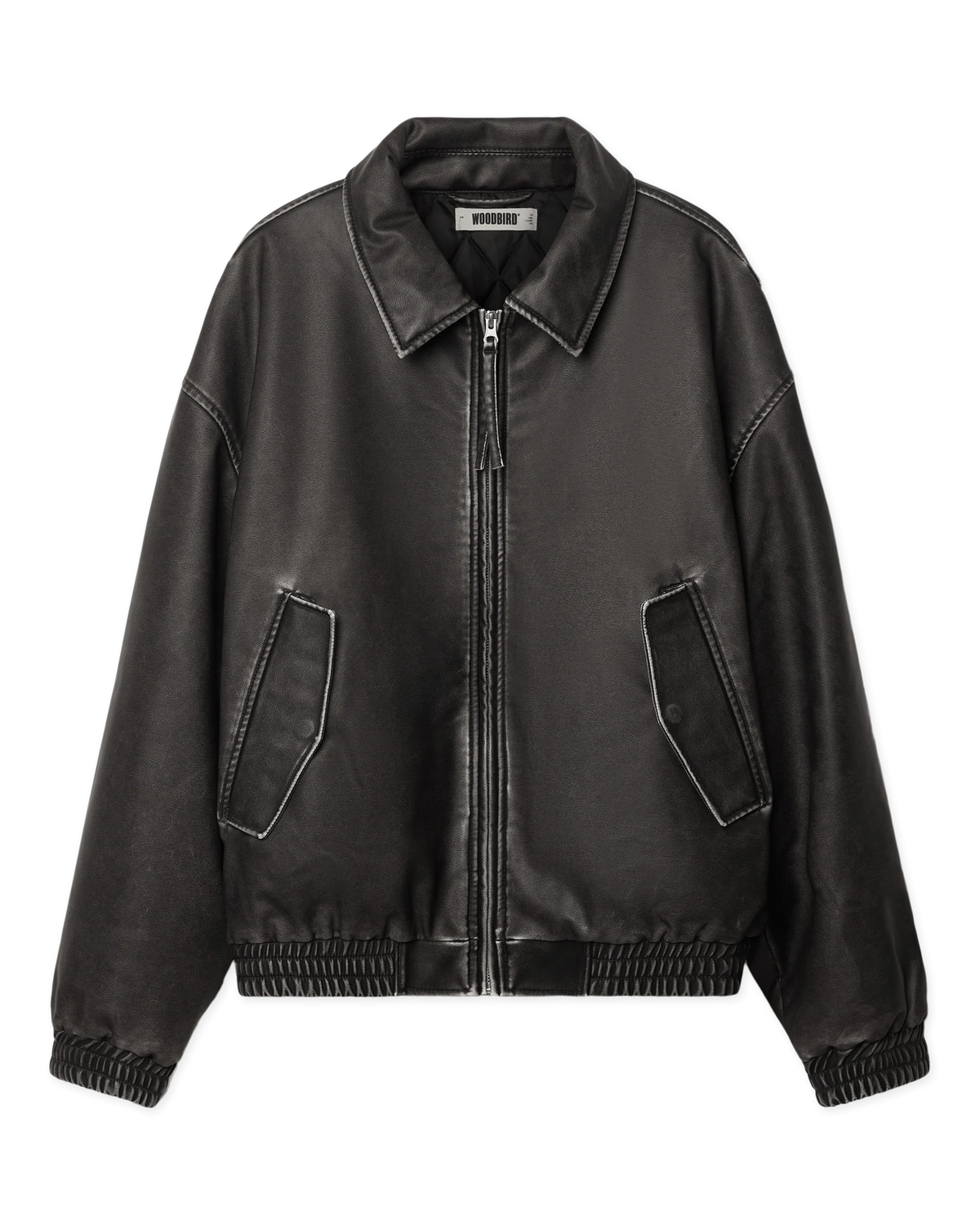 Woodbird Bao Washed Jacket Washed Black