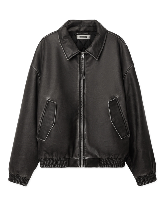 Woodbird Bao Washed Jacket Washed Black