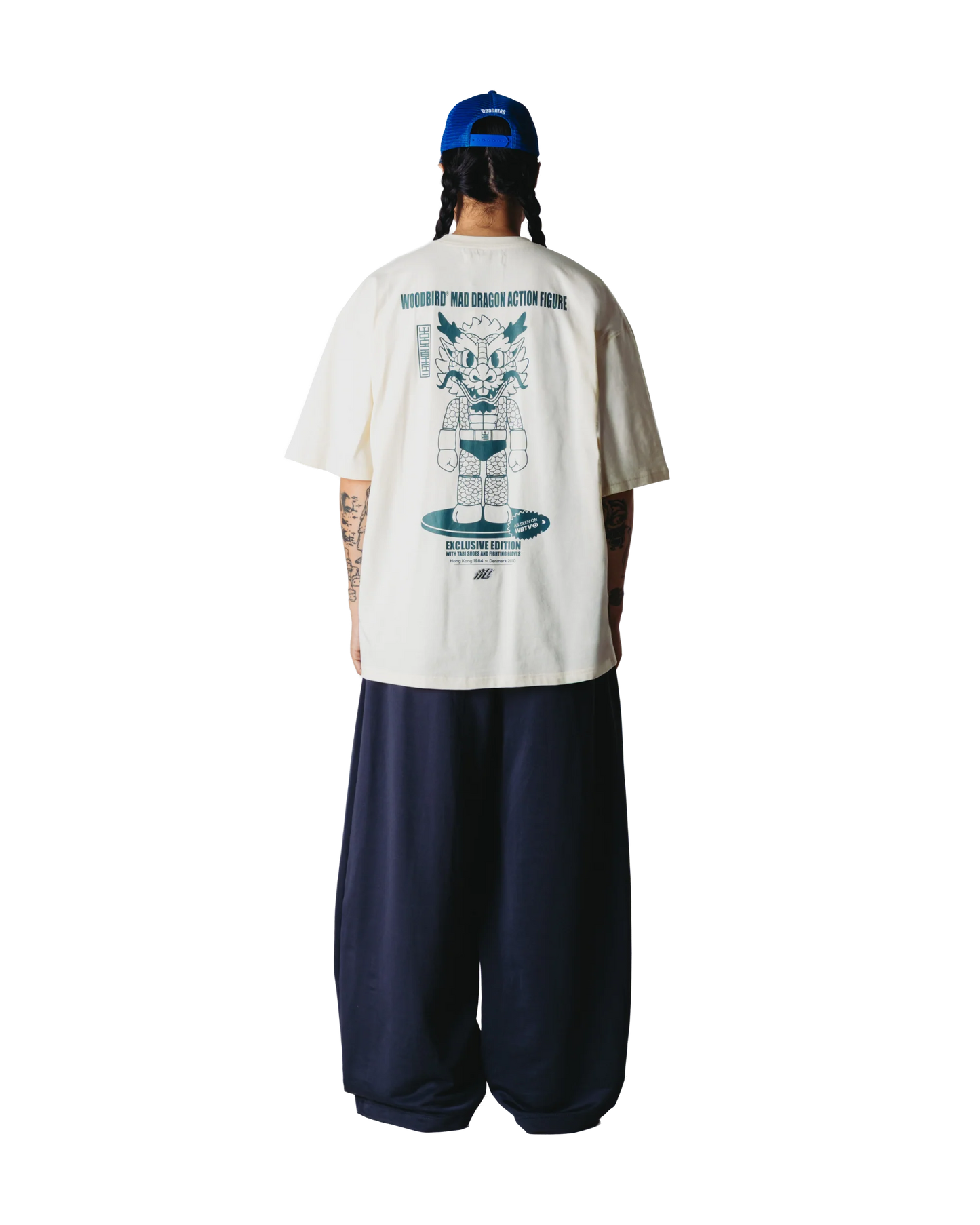 Woodbird Beam Action Tee Off White