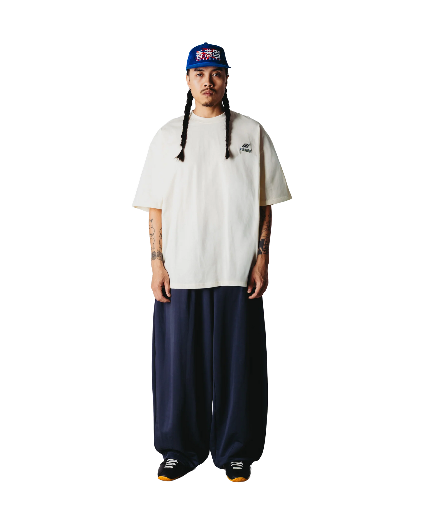 Woodbird Beam Action Tee Off White