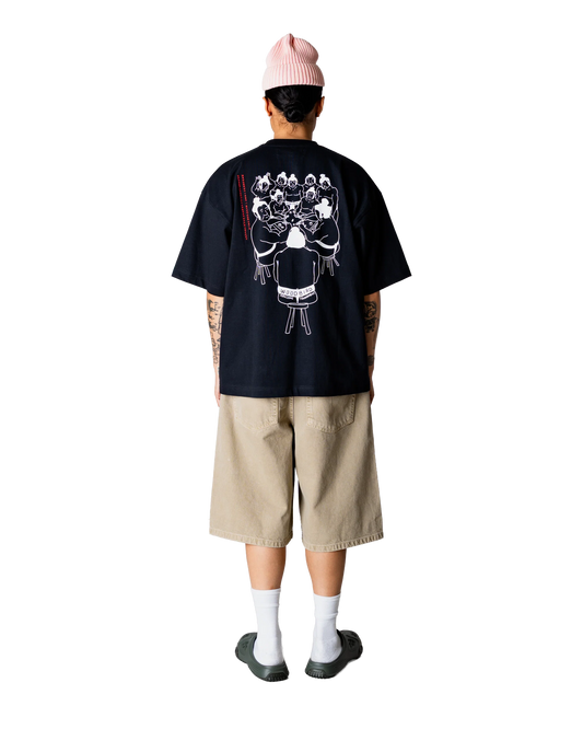 Woodbird Suma Tee Black