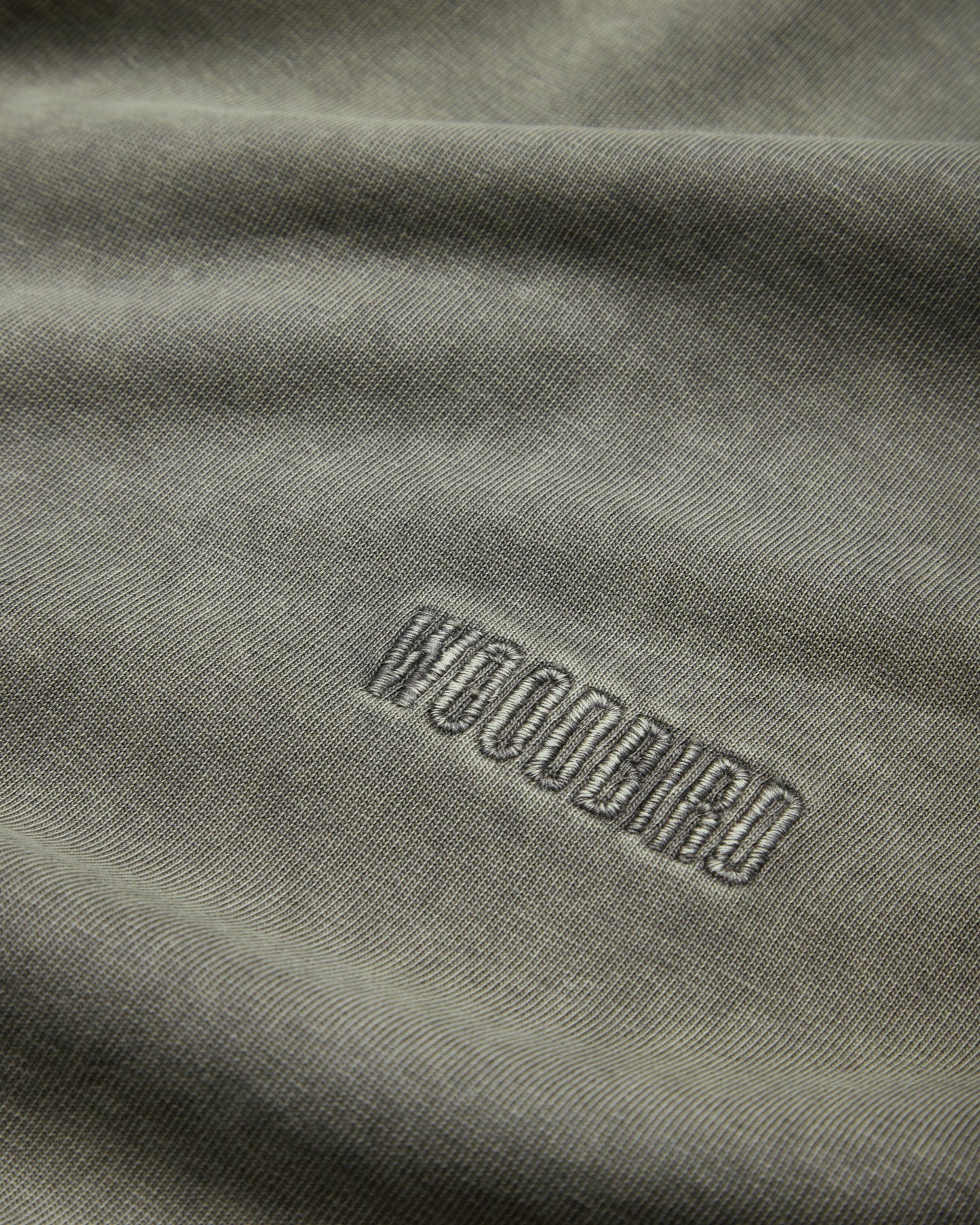 Woodbird Beam Tinted Tee Dusty Green