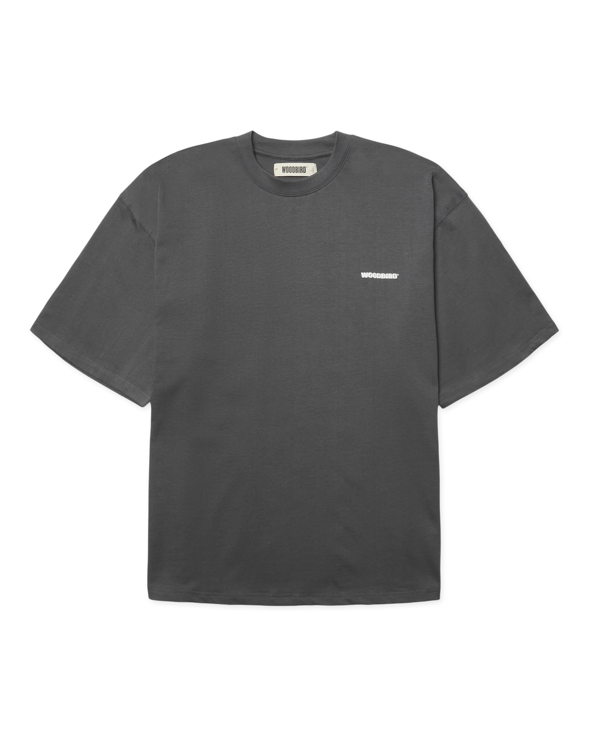 Woodbird Beam Tram Tee Slate Blue