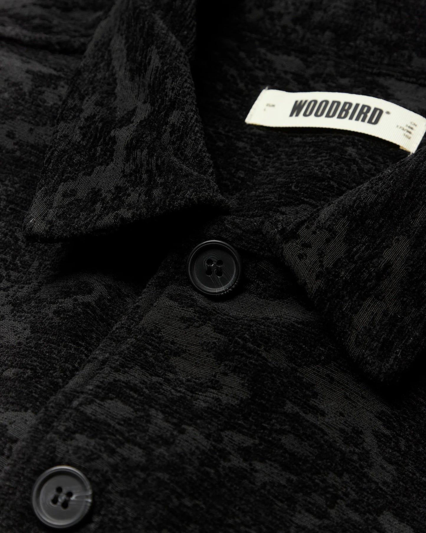 Woodbird Blade Chenille Jacket Black