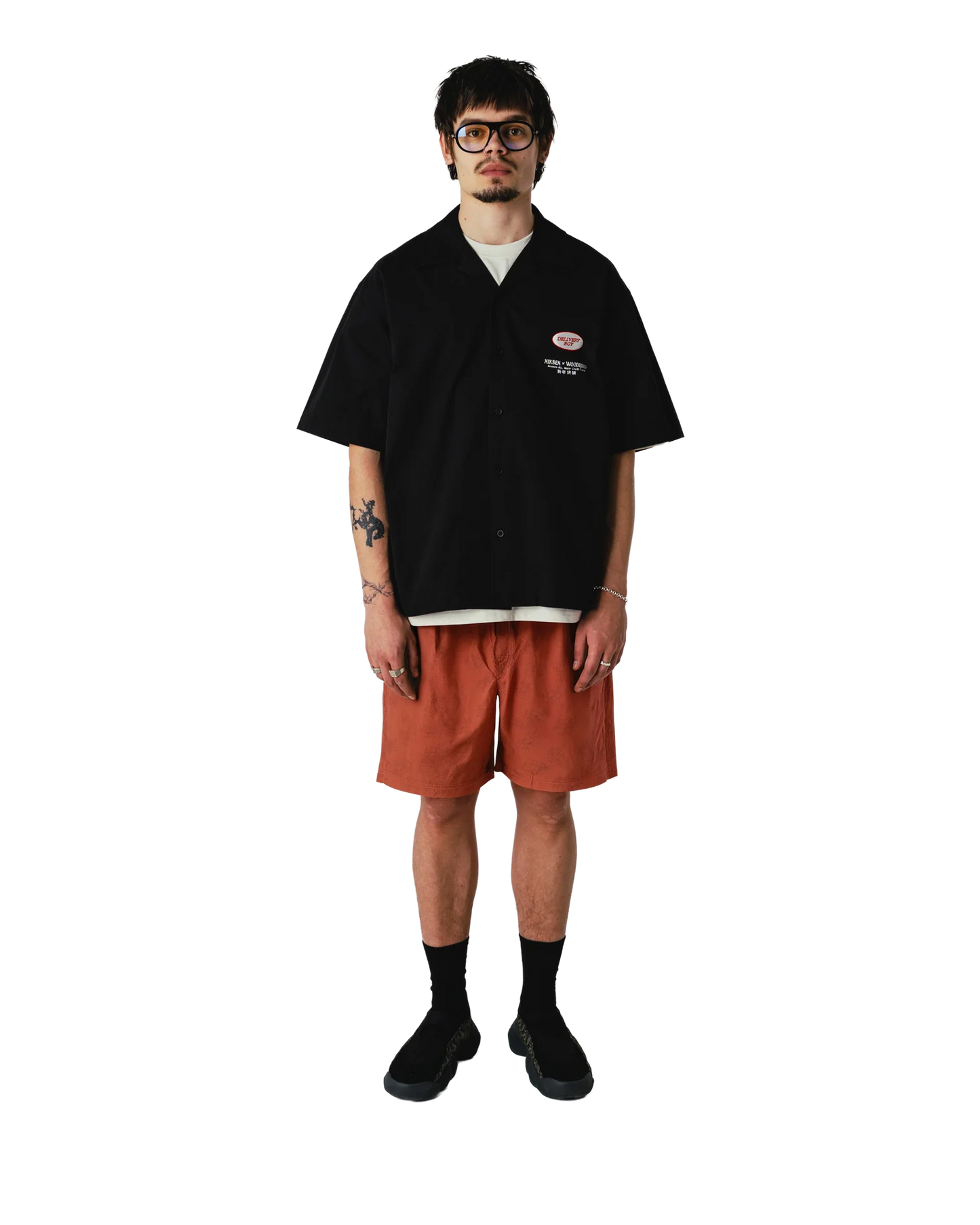 Nikben X Woodbird Delivery Shirt Black - Mojo Independent Store