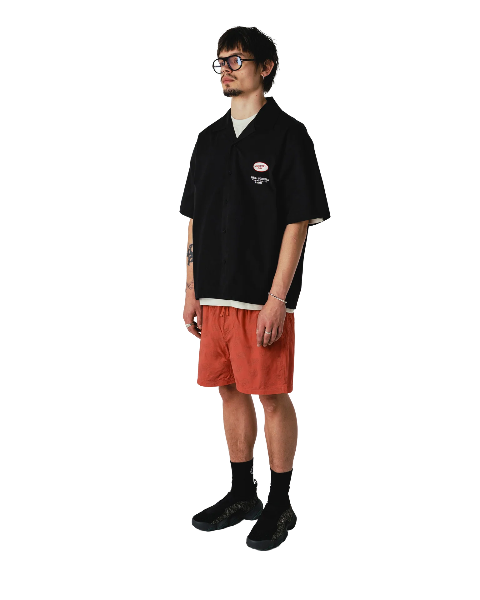Nikben X Woodbird Delivery Shirt Black - Mojo Independent Store