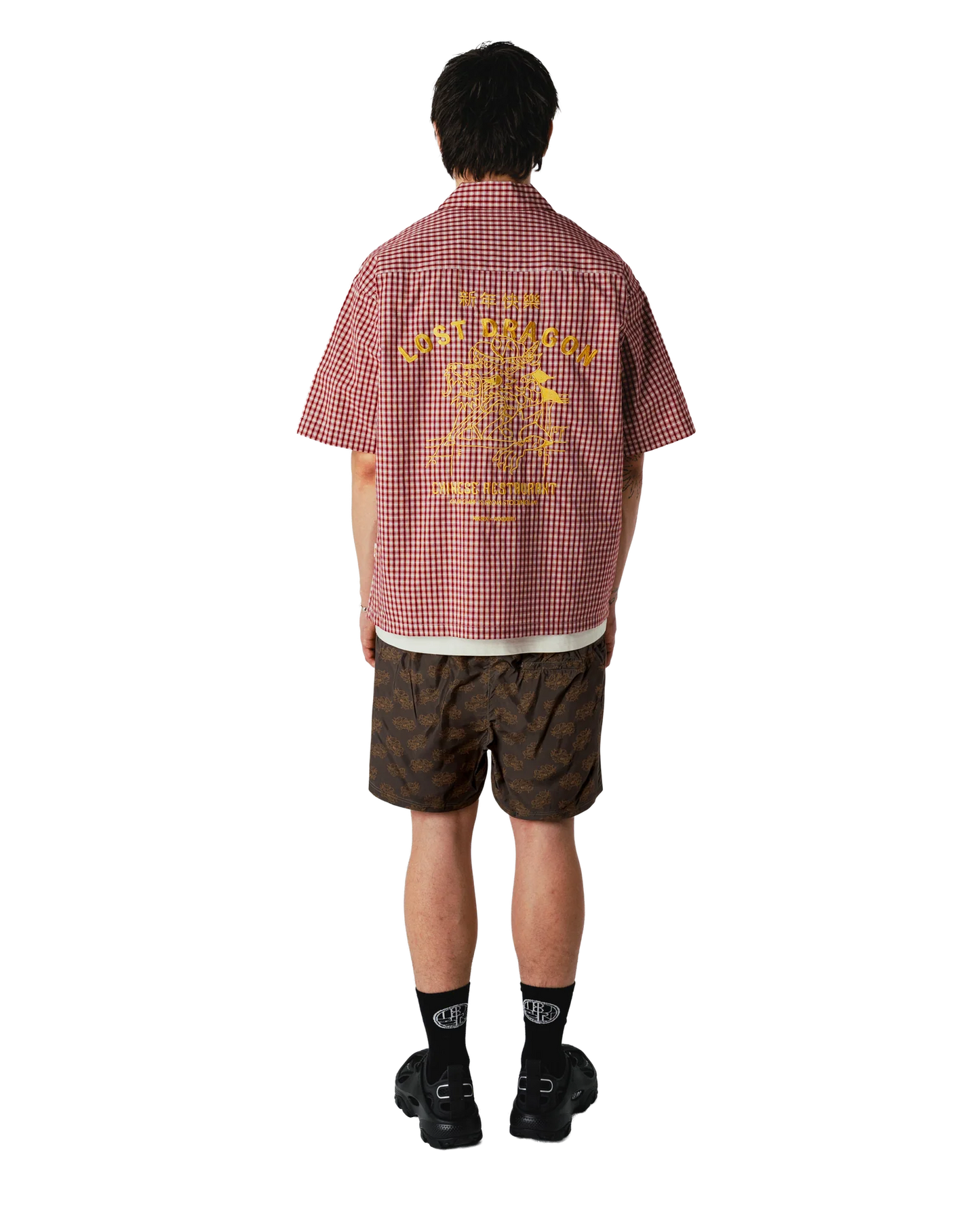 Nikben X Woodbird Dragon Shirt Red-White - Mojo Independent Store