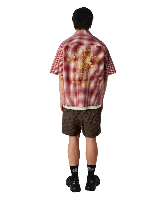 Nikben X Woodbird Dragon Shirt Red-White - Mojo Independent Store