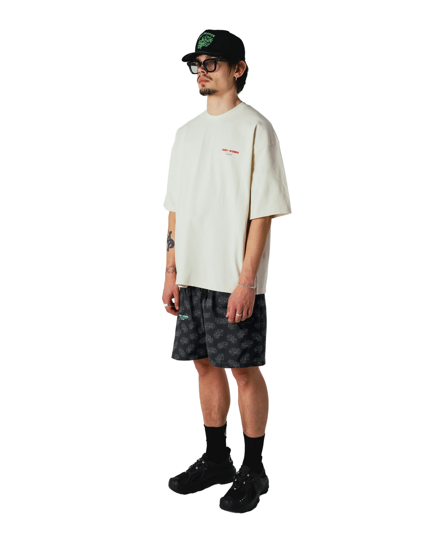 Nikben X Woodbird Dragon Tee White - Mojo Independent Store