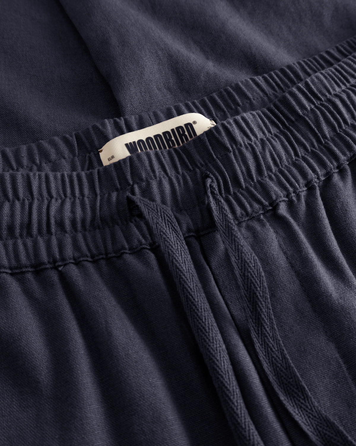 Woodbird Eik Linen Pant Navy