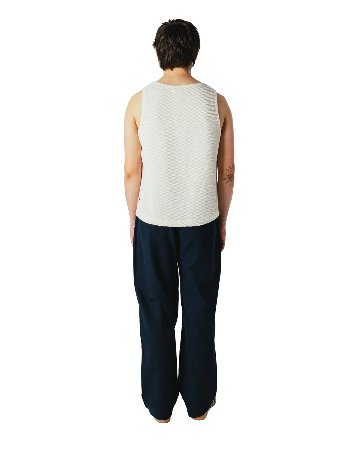 Woodbird Eik Linen Pant Navy