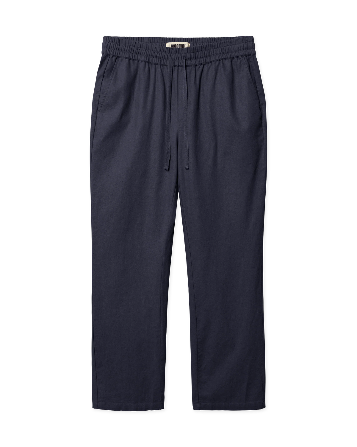 Woodbird Eik Linen Pant Navy