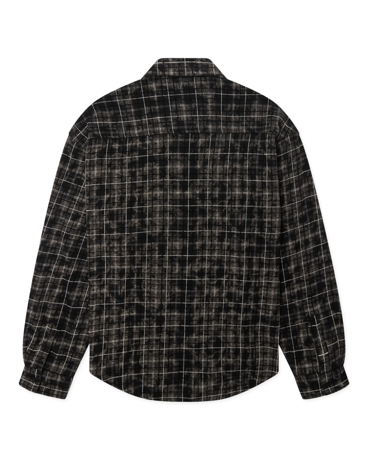 Woodbird Jong Wash Check Shirt Black-White