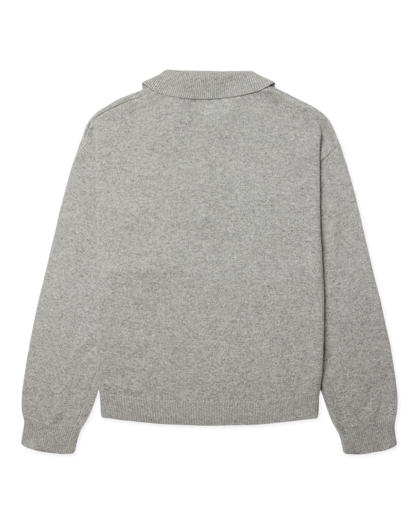 Woodbird Kang 1/2 Zip Polo Grey