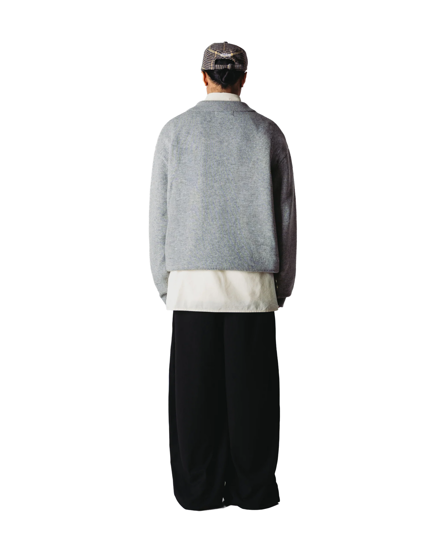 Woodbird Kang 1/2 Zip Polo Grey