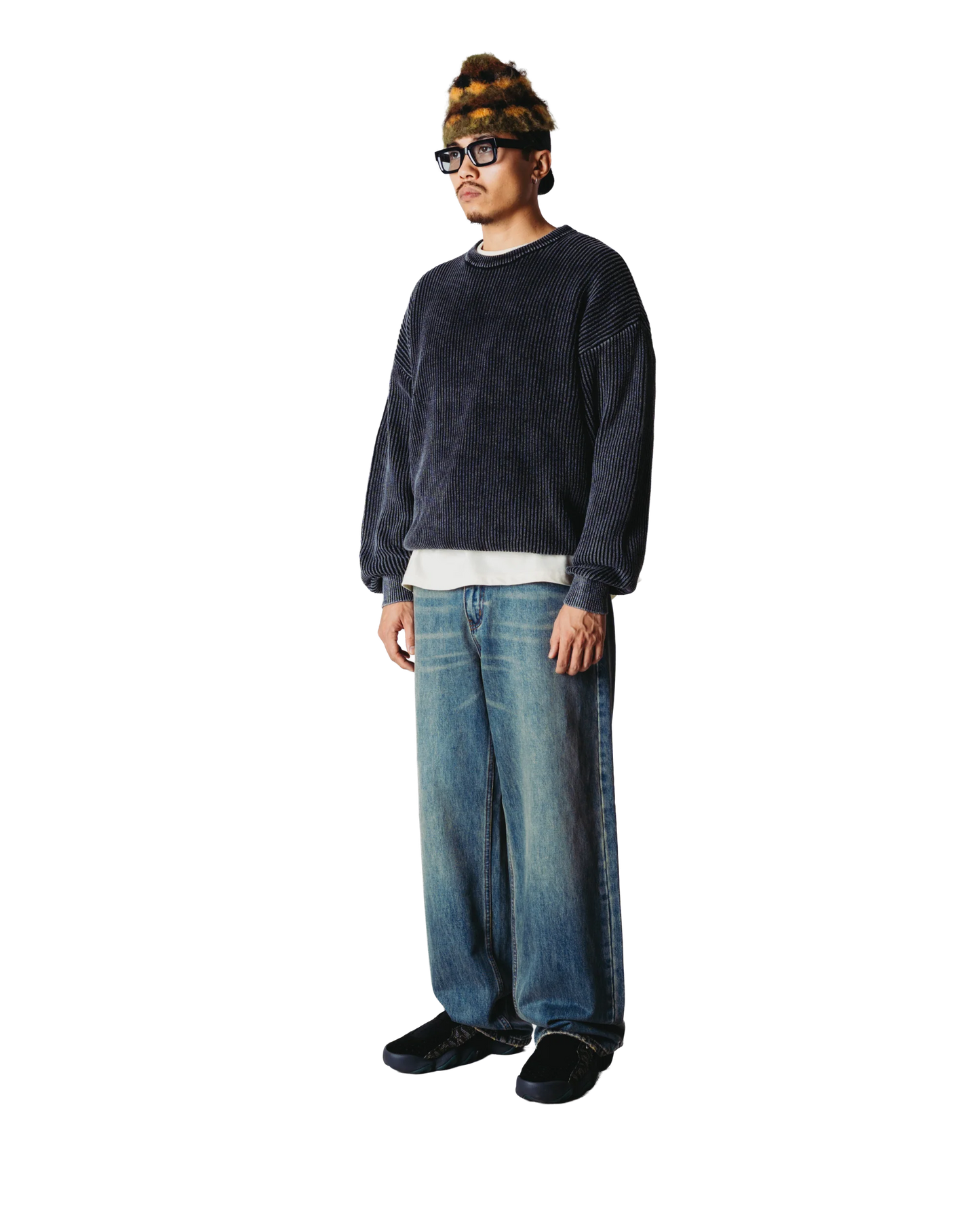 Wooodbird Sake Washed Crew Washed Black