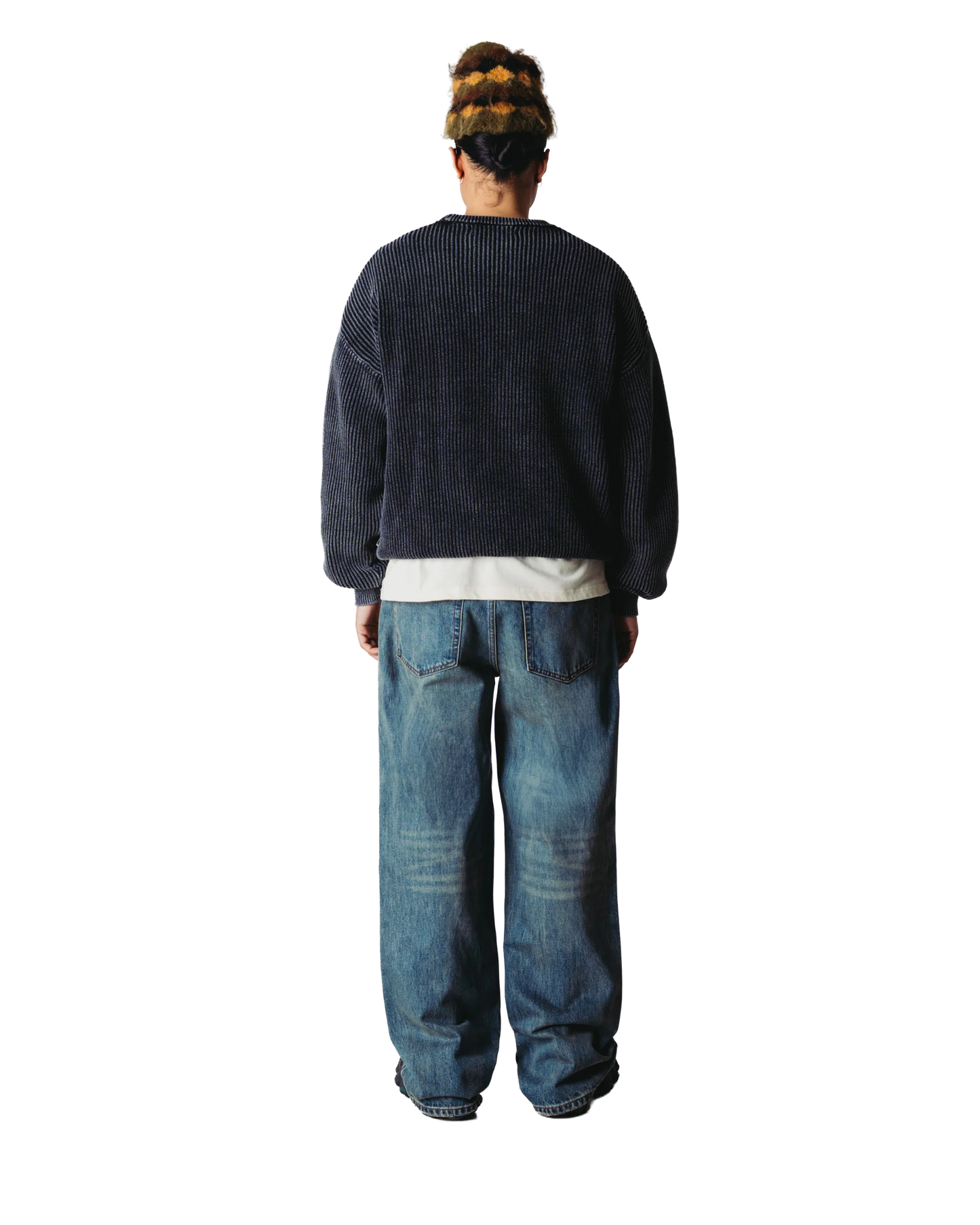 Wooodbird Sake Washed Crew Washed Black