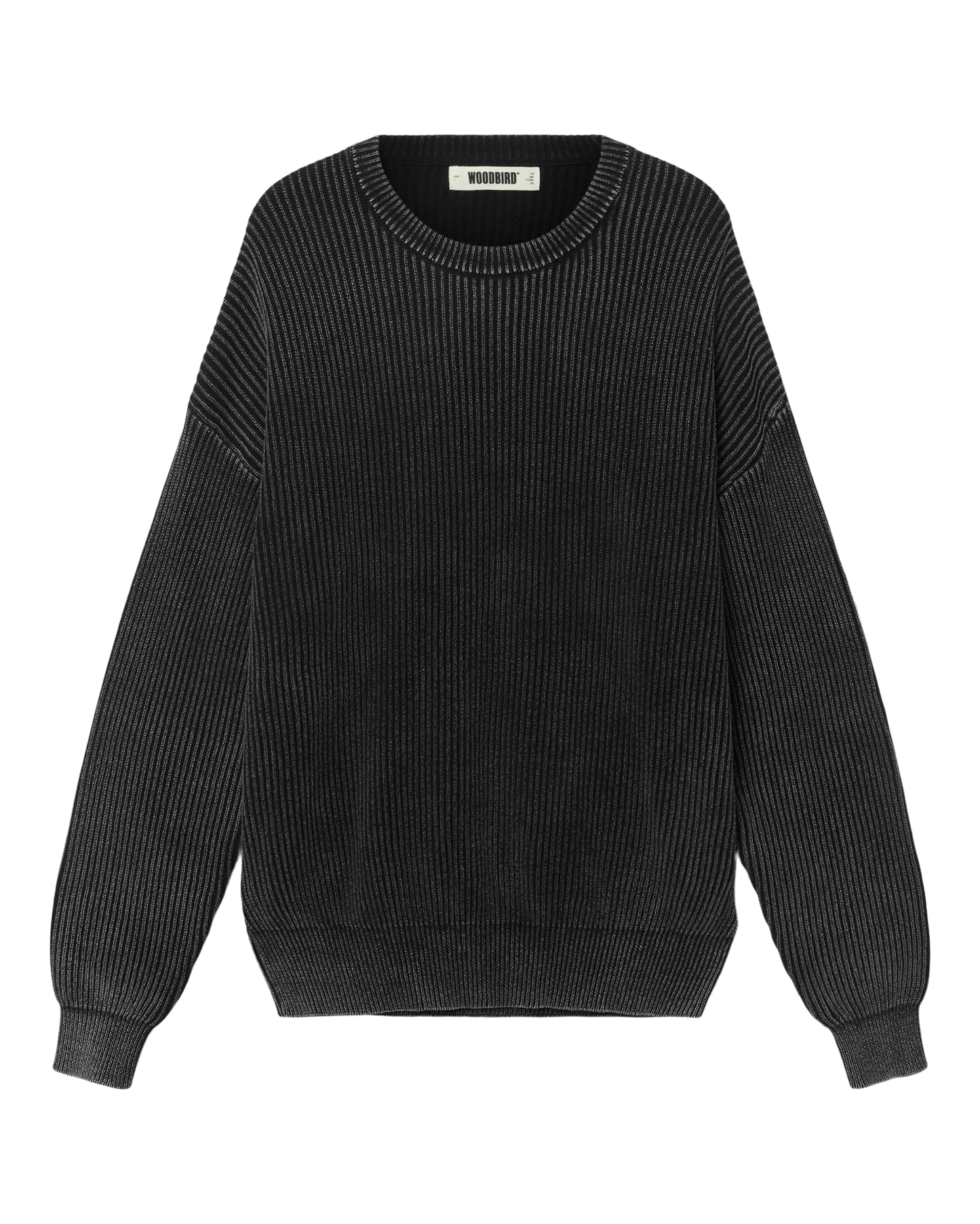 Wooodbird Sake Washed Crew Washed Black