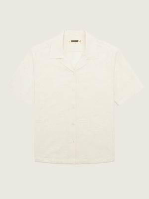 Woodbird Sunny Mesh Shirt Off White