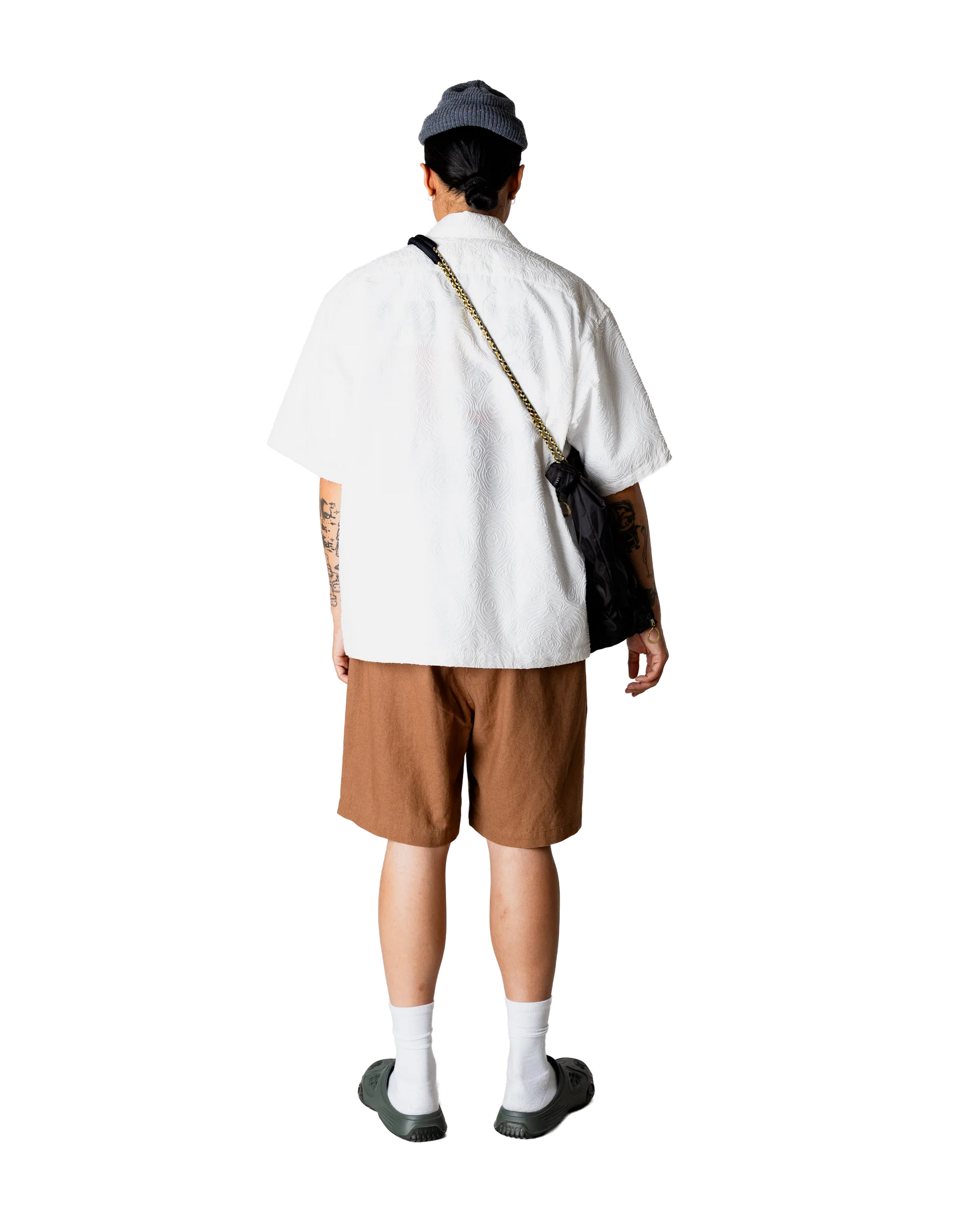 Woodbird Wang Embroidery Shirt Off White - Mojo Independent Store