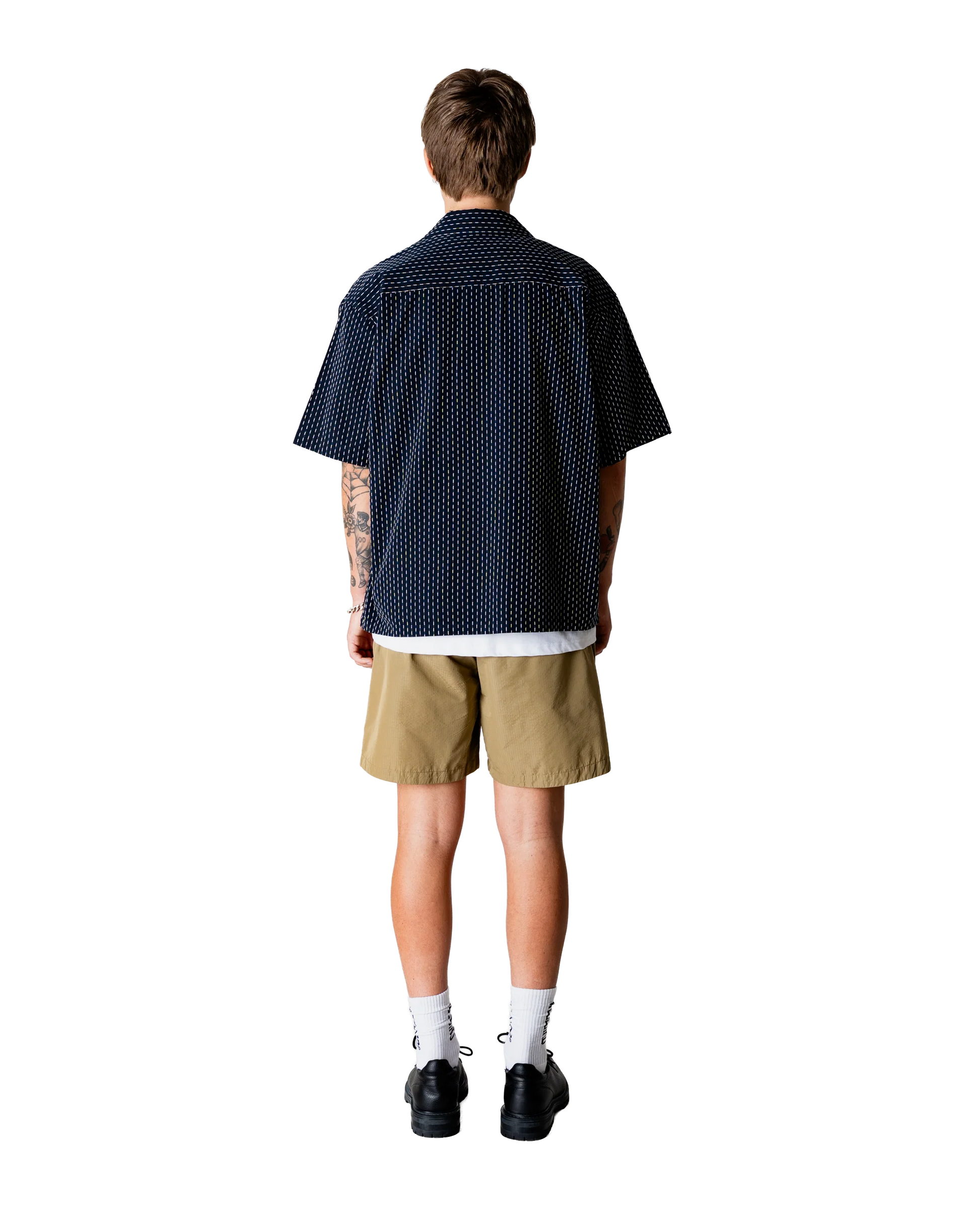 Woodbird Wang Wang Shiko Shirt Dark Navy - Mojo Independent Store