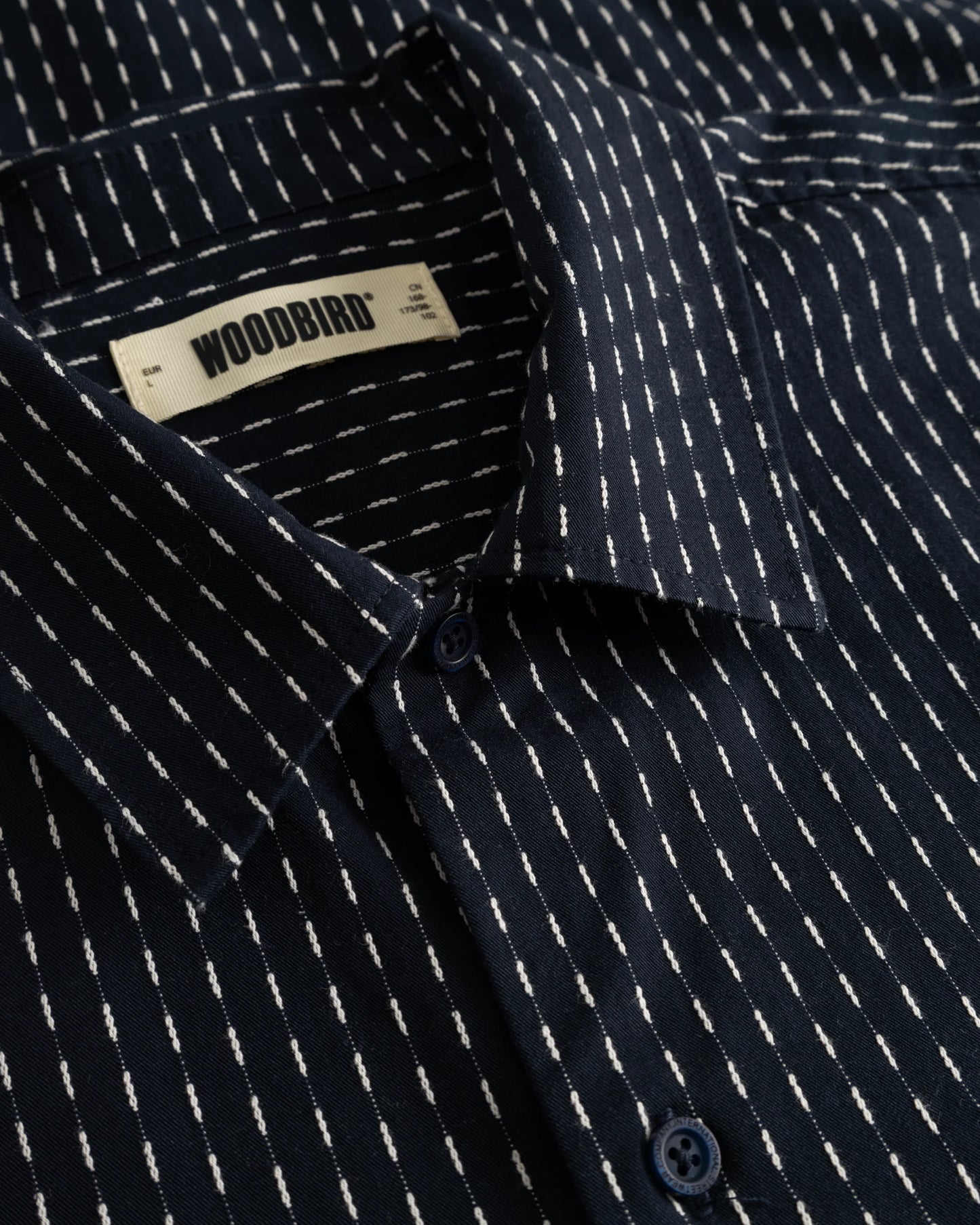 Woodbird Wang Wang Shiko Shirt Dark Navy - Mojo Independent Store