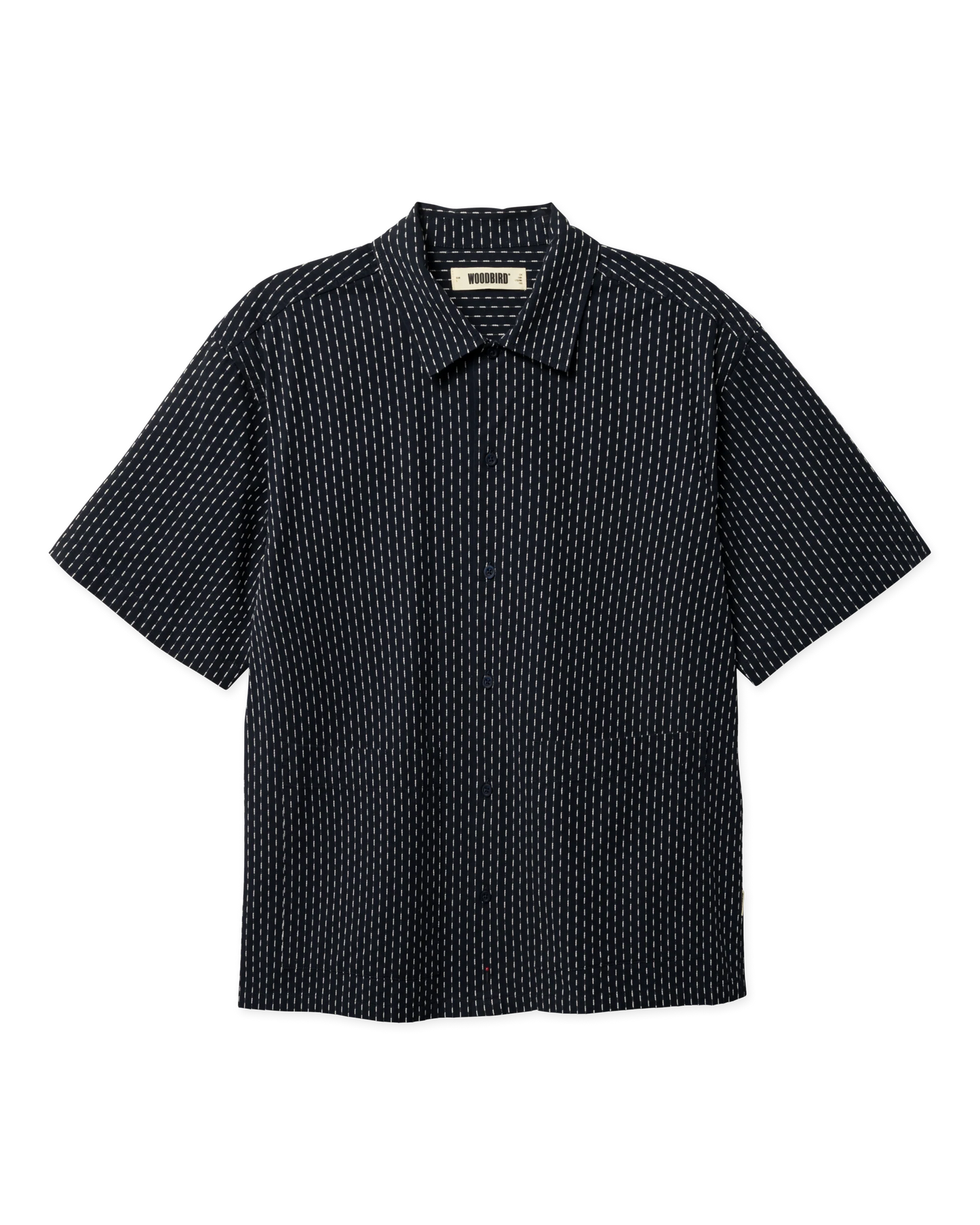 Woodbird Wang Wang Shiko Shirt Dark Navy - Mojo Independent Store