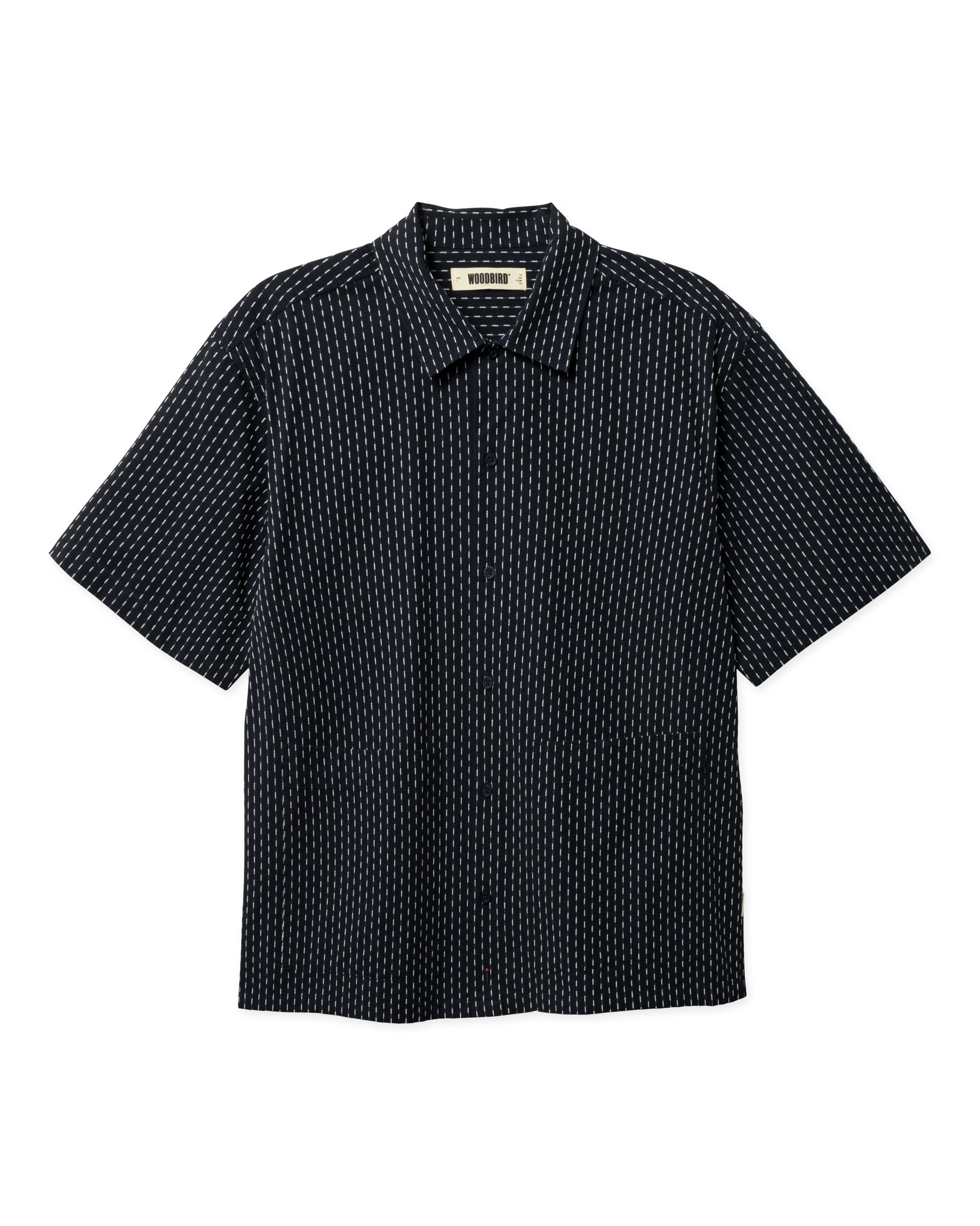 Woodbird Wang Wang Shiko Shirt Dark Navy - Mojo Independent Store