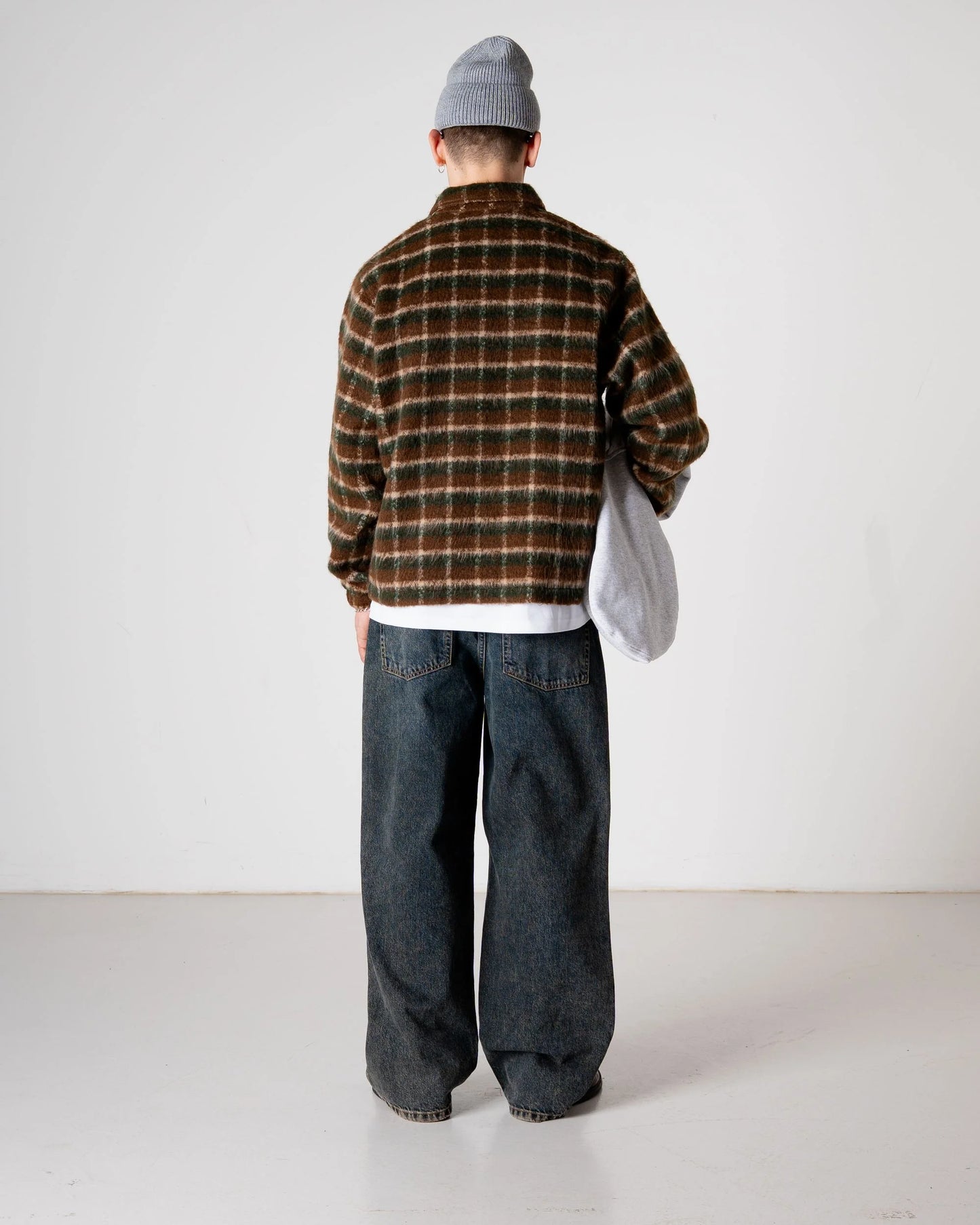 Woodbird Youth Fuzzy Jacket Dark Green - Mojo Independent Store