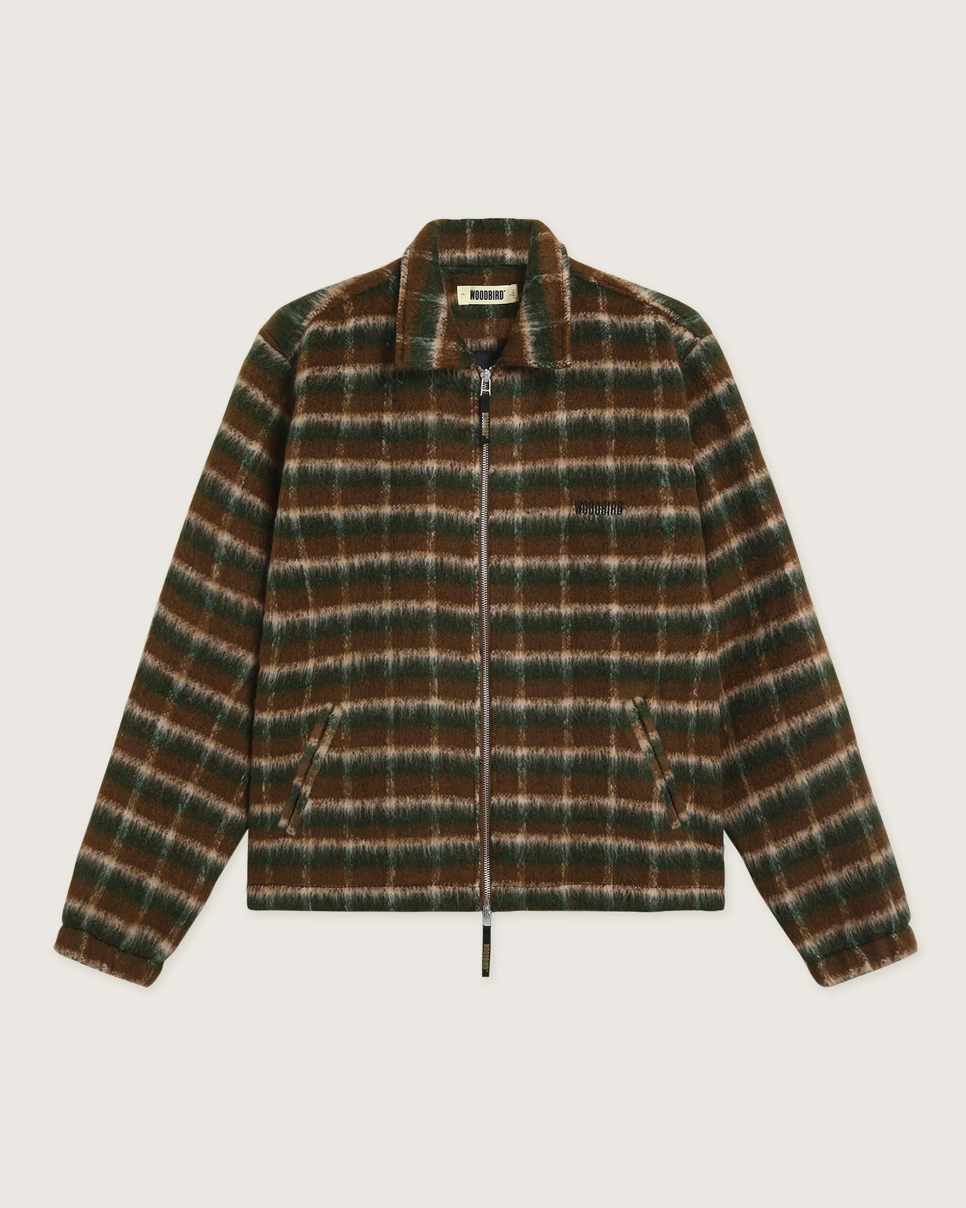 Woodbird Youth Fuzzy Jacket Dark Green – Mojo Independent Store