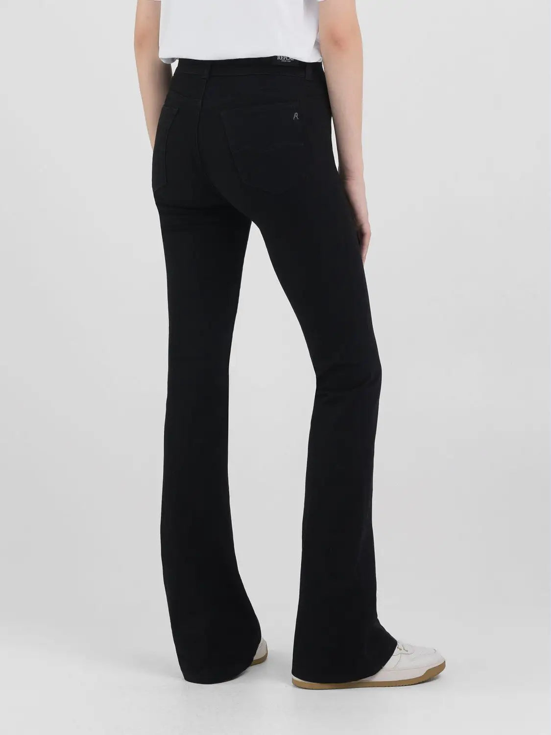 Replay New Luz Flare Bootcut Jeans Black