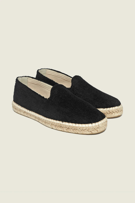 Oas Black Terry Espadrillos