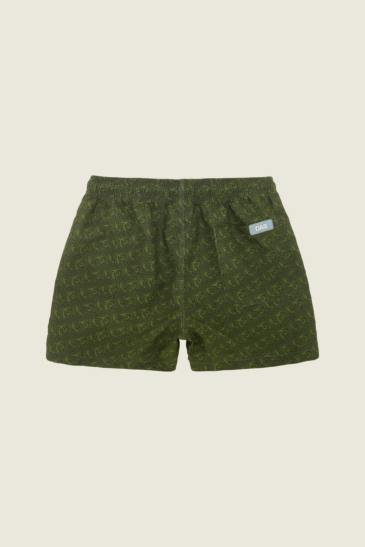 Oas Green Squiggle Swim Short