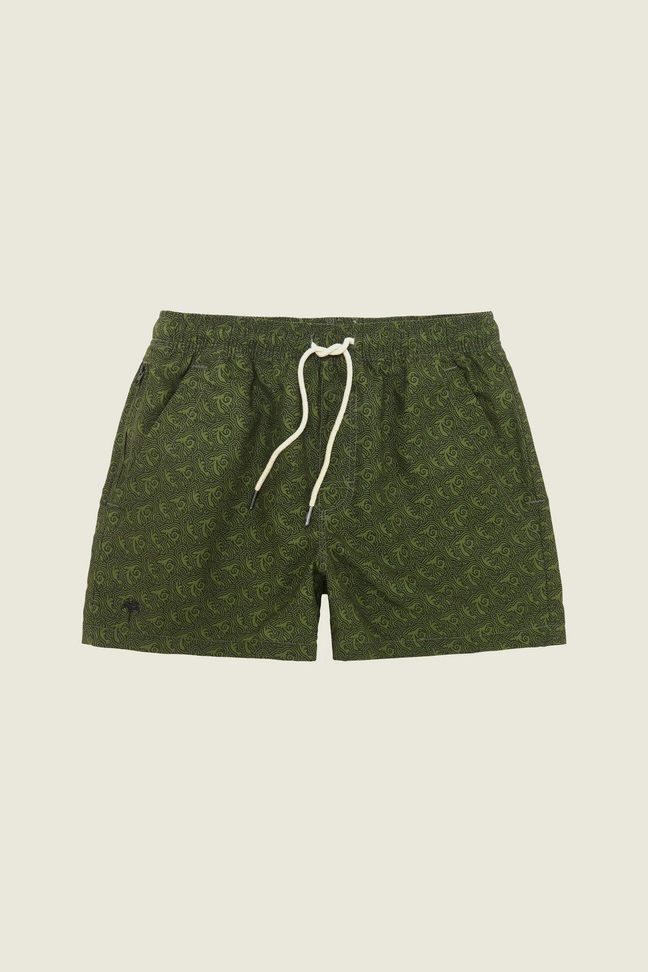 Oas Green Squiggle Swim Short