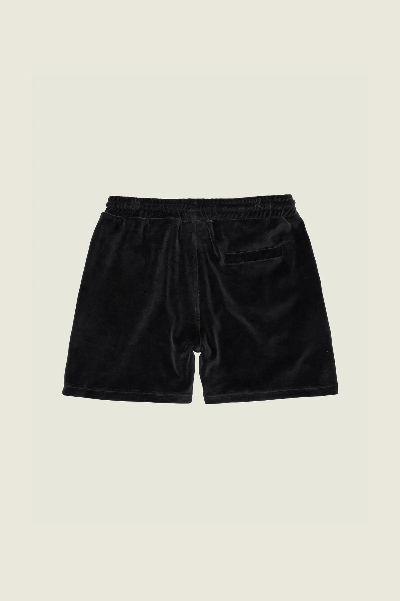 Oas Nearly Black Velour Shorts